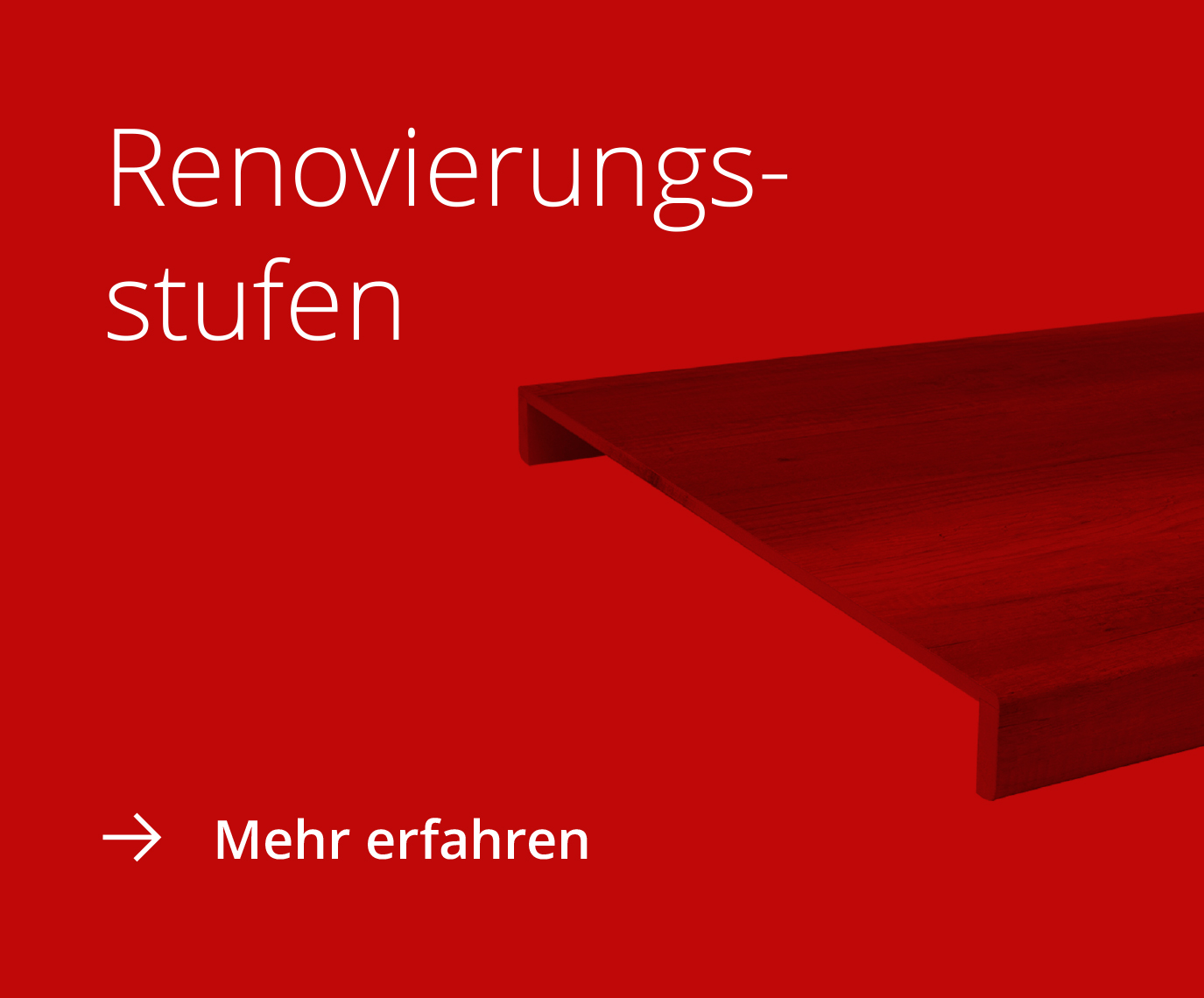 Renovierungsstufen